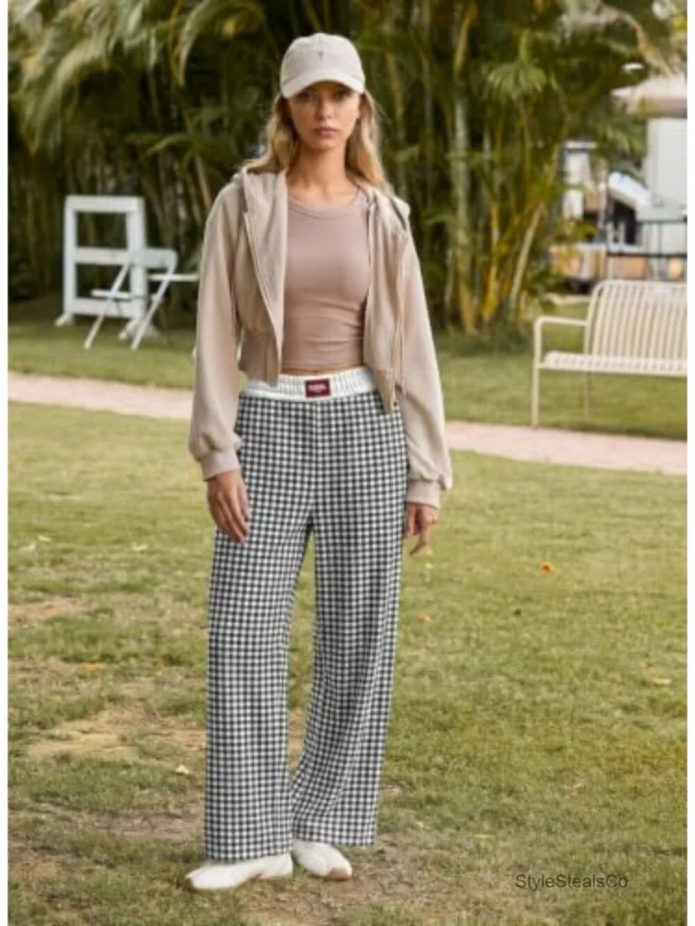 Wide Leg Sweatpants with Pockets High Waisted Loose Lounge Pants